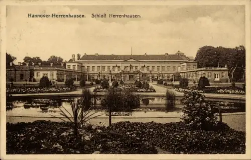 Ak Herrenhausen Hannover in Niedersachsen, Schloss Herrenhausen