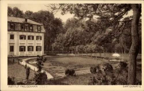 Ak Freudenhain Passau an der Donau, Institut Freudenhain, Gartenpartie, 1925