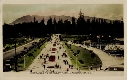 PC Vancouver British Columbia Canada, Entrance to Stanley Park