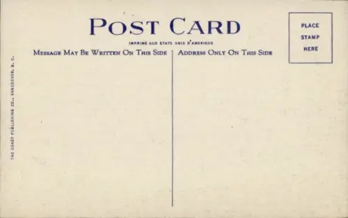 Ak Lake Louise Alberta Kanada, C. P. R. Chateau Lake Louise, Gebäude, Blumenbeete, Flaggen