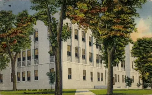 PC Bismarck North Dakota USA, Burleigh County Courthouse