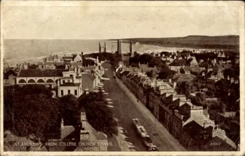 PC St Andrews Scotland, View from College Church Tower