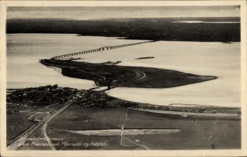 Ak Falster Dänemark, Storströmsbroen, Masnedsund, Masnedö