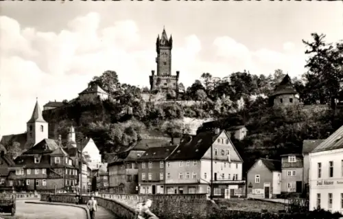 Ak Dillenburg in Hessen, Teilansicht, Turm