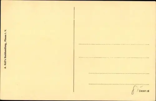 Ak Plauen im Vogtland, Partie am Mühlgraben