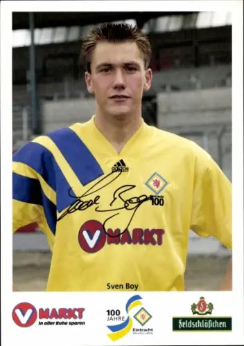 Autogrammkarte Fußballer Sven Boy, Eintracht Braunschweig, Autogramm