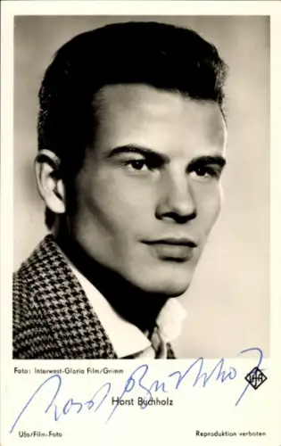 Ak Schauspieler Horst Buchholz, Portrait, Endstation Liebe, Autogramm