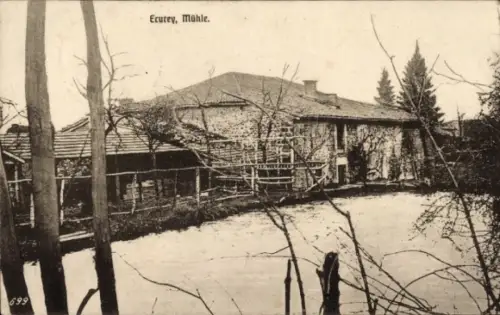 Ak Écurey en Verdunois Meuse, Mühle, Kriegsschauplatz 1. WK