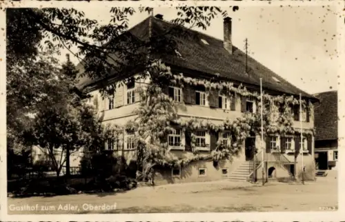 Ak Oberdorf Langenargen am Bodensee, Gasthof zum Adler