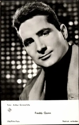 Ak Schlagersänger und Schauspieler Freddy Quinn, Portrait