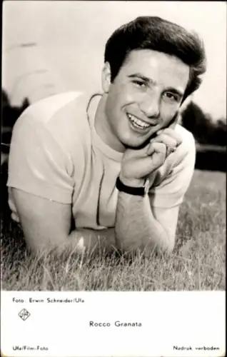 Ak Sänger Rocco Granata, Portrait