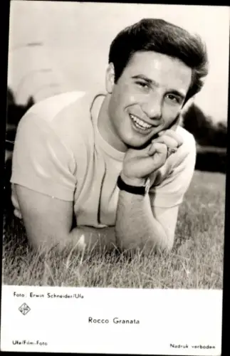 Ak Sänger Rocco Granata, Portrait