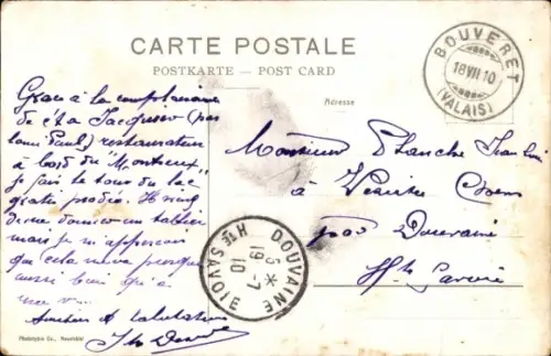 Ak Salondampfer Montreux