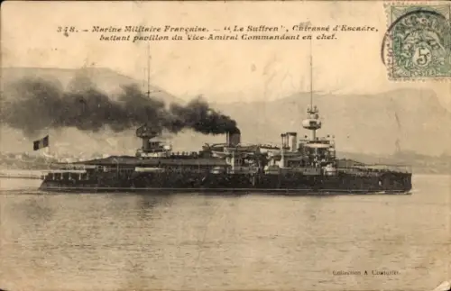 CPA Marine Militaire Française, Le Suffren, Cuirassé d'Escadre