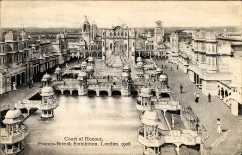 PC London City England, Court of Honour, Franco-British Exhibition 1908
