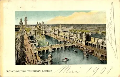PC London City England, Franco-British Exhibition 1908