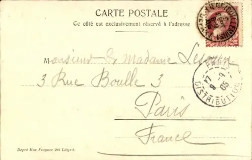 CPA Exposition Universelle de Liége 1905, Vieux Liége