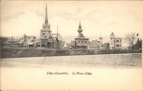CPA Exposition de Liege 1905, Vieux Liége