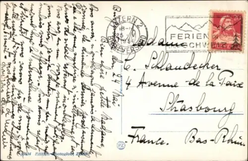 Ak Schweiz, Kind in Tracht, Ziegen