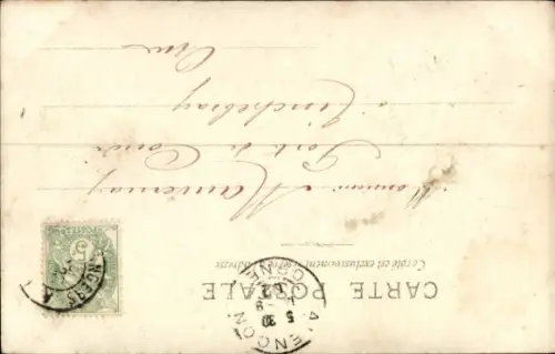 Ak Nackte Frau, Frauenakt, Erotik, Muschel