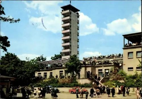 Ak Berlin Köpenick, Müggelturm mit Gaststätte