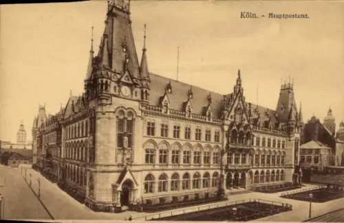 Ak Köln am Rhein, Hauptpostamt