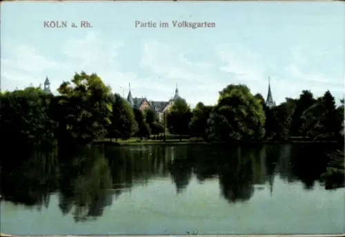 Ak Köln am Rhein, im Volksgarten