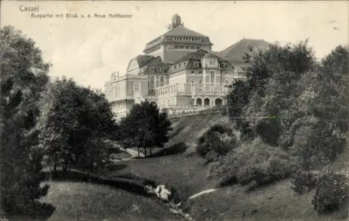 Ak Kassel in Hessen, Auepartie, Neues Hoftheater