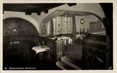 Ak Schliersee in Oberbayern, Ratsweinstube