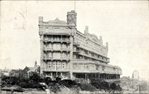 Ak Southend on Sea Essex England, Palace Hotel
