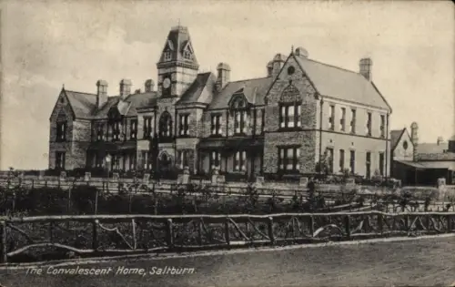 Ak Saltburn by the Sea North Yorkshire England, The Convalescent Home