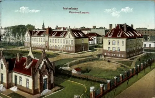 Ak Tschernjachowsk Insterburg Ostpreußen, Garnison-Lazarett