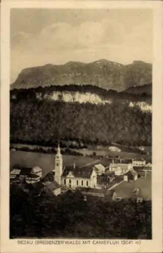Ak Bezau in Vorarlberg, Panorama, Canisfluh