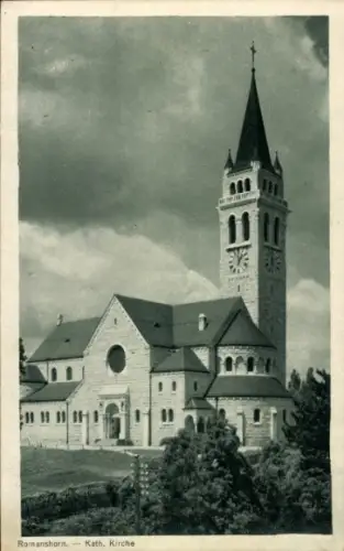 Ak Romanshorn Kanton Thurgau, Katholische Kirche