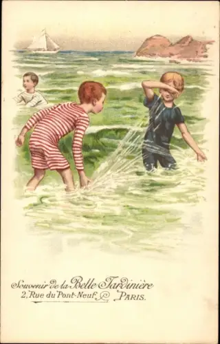 Ak Paris, Reklame, La Belle Jardinière, Rue du Pont-Neuf