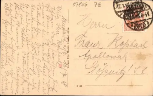 Ak Neustadt an der Orla, Gaststätte Heinrichsruhe