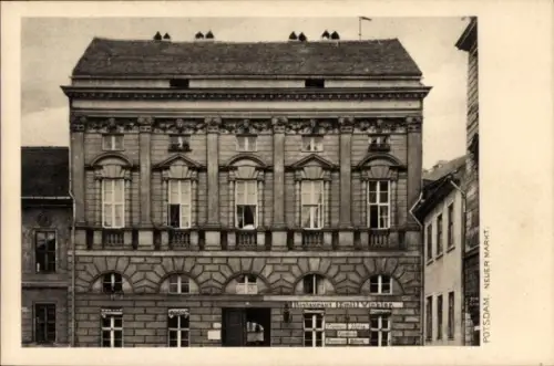 Ak Potsdam, Neuer Markt, Restaurant Emil Winkler