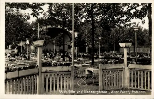 Ak Potsdam in Brandenburg, Gaststätte und Konzertgarten Alter Fritz