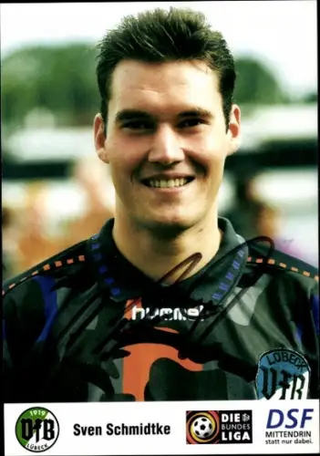 Autogrammkarte Fußballer Sven Schmidtke, VfB Lübeck, Autogramm
