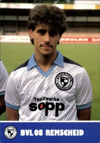 Autogrammkarte Fußballer Dirk Heyer, FC Remscheid, Autogramm