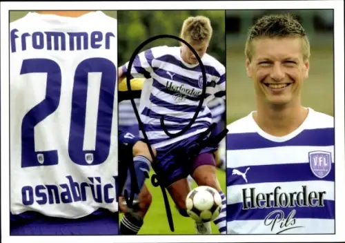 Autogrammkarte Fußballer Nico Frommer, VfL Osnabrück, Autogramm