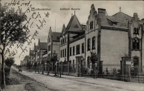 Ak Wolfenbüttel in Niedersachsen, Artillerie-Kaserne