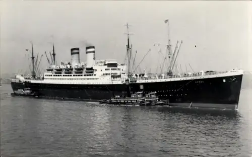 Foto Ak Dampfer Hansa, HAPAG