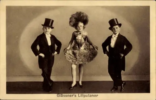 Ak Glässner's Liliputaner