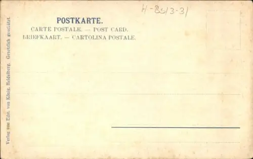 Künstler Ak Hutt, F., Portrait eines Mannes in Uniform