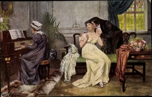 Künstler Ak G. G. Kilburn, Gelegenheit macht Diebe