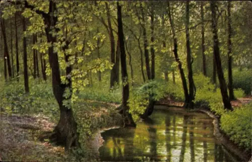 Künstler Ak Lorenz, E. H., Mittagsonne