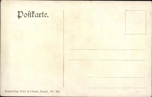 Künstler Ak Ruderboot auf See