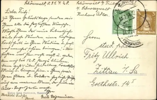 Ak Schwarzwald, Schwarzwaldhaus