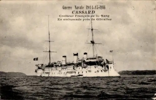 CPA Marine Militaire Française, Cassard, Croiseur Français de 1er Rang
